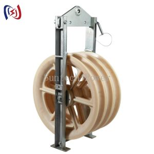 Buy cheap Construction Works Stringing Power Conductor Cable Pulley Block from wholesalers