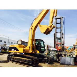 6 Cylinders Second Hand Construction Machinery Mining Excavator No Heavy Smoking