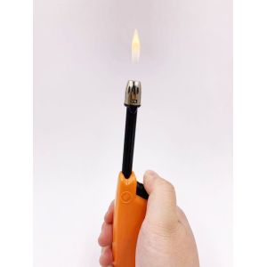11.87*2.08*3.73cm Refillable Aluminimum BBQ Kitchen Lighter with ISO22702
