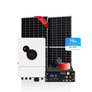Home Use Solar Panel Hybrid System 10KW With Lithium Ion Batteries