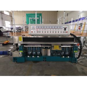 Buy cheap Steady Movement Vertical Glass Straight Line Edging Machine with PLC Control System from wholesalers