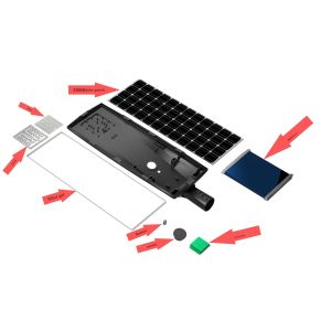 Buy cheap 7500lm 10-80w Ip66 170lm/W Monocrystal Silicon Panel Light from wholesalers