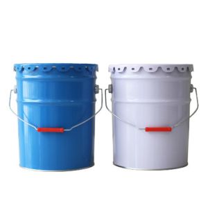 Buy cheap CMYK 4C 10L Metal Tinplate Paint Pail Bucket With Lid from wholesalers