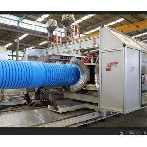 Buy cheap PP/PE DWC corrugated pipe production line for drainage, sewage from wholesalers