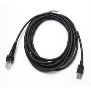 5m Barcode Scanner Cord USB A Male To Rj50 10P10C For Scanner Data Transmission