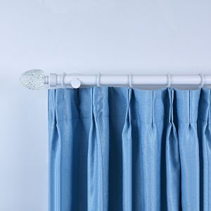Buy cheap 28MM Matte Stereoscopic Crystal Curtain Finial With Curtain Rod Set from wholesalers