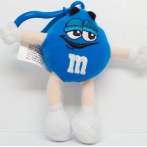 Buy cheap M&M’ Character Blue Keychain Plush Toys from wholesalers