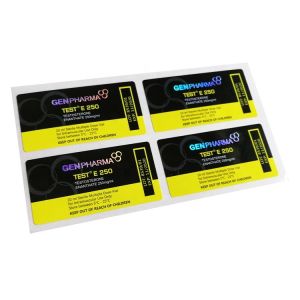 Buy cheap Embossing Glossy Waterproof 10ml vial Vial Labels from wholesalers