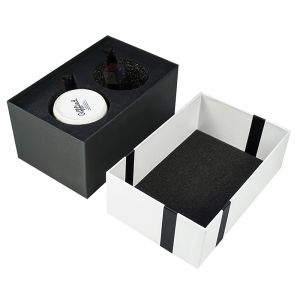 Buy cheap White Rigid Cardboard Gift Packaging Box Coffee Mug Gift Box With Foam Insert Tray from wholesalers