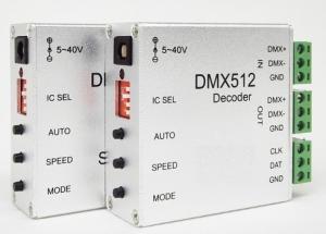 China Pixel Digital LED DMX Decoder DMX to SPI DMX Decoder WS2811 WS2812 DMX Decoder for SPI Pixel LED on sale