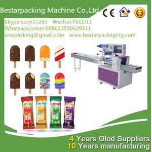 Buy cheap {hard popsicle wrapping machine, ice cream with stick flow pack,food popsicle flow pack} from wholesalers