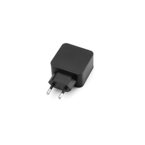 Black ABS Wall Mount Power Adapter 100-240V Input Voltage 1A Output Current