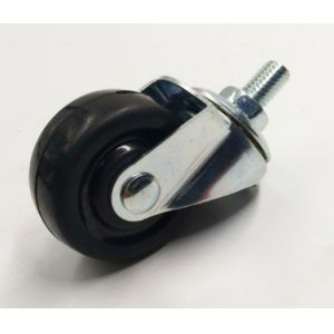 Buy cheap 75mm swivel rubber caster wheels with threaded stem screw casters from wholesalers