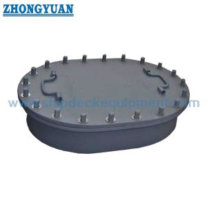 China JIS F 2304 Type A Raised Multi Bolt Oval Manhole Marine Outfitting on sale