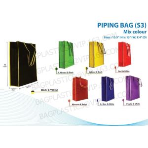 Wholesale recycle hand bag non woven bag, Custom colorful tote shopping non