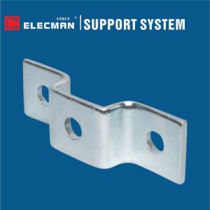 Galvanized Steel Metal 3 Hole Strut U Bracket Saddle Shape