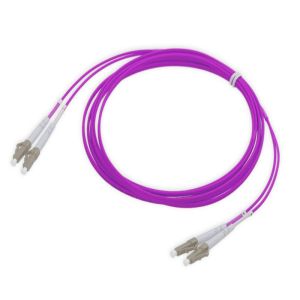 Buy cheap FTTH Purple Ericaviolet Color OM4 Fiber Cable Multimode DX Duplex Optical from wholesalers