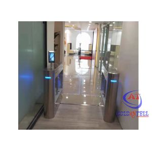 Buy cheap High Speed Servo Slim Swing Barrier Gate Gym Full Height Face Recognition System from wholesalers