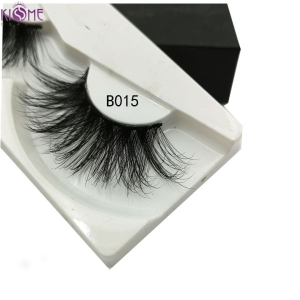 Buy cheap Volume Handmade 3D Mink Eyelashes Multi Layers Eyelashes Natural Black from wholesalers