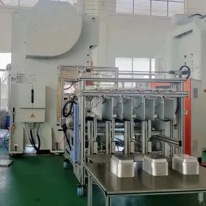 Buy cheap 19.8KW Compressor Power Aluminum Foil Plate Making Machine from wholesalers