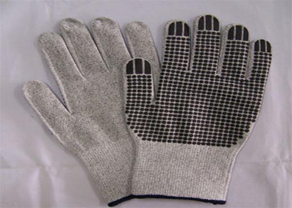 Quality Black Nitrile Dots Cut Resistant Gloves XS - XXL Sizes Environmental Friendlly for sale