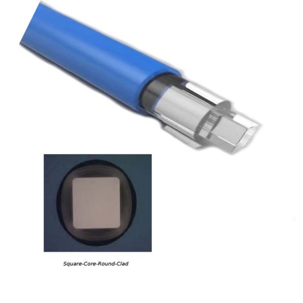 Square core fiber homogenization rectan 100um 150um 200um 400um 600um square
