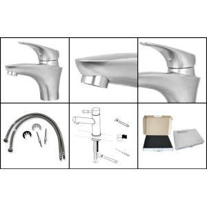 Buy cheap Top Mounted Bathroom 304 Stainless Basin Mixer Faucet from wholesalers