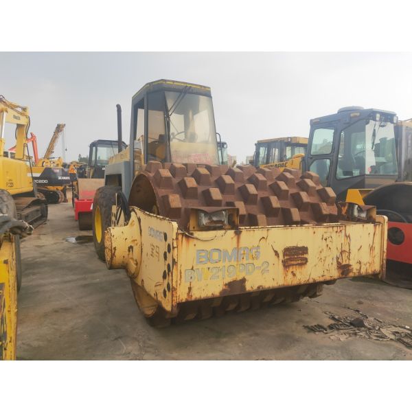 Quality                  Used Origin Germany Bomag Road Roller Bw219pd-2 with Sheep Feet on Sale, High Quality Working Condition Bomag Soil Compactor Bw219 Bw217 on Sale.              for sale
