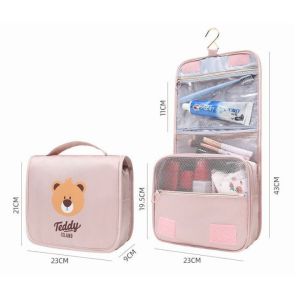 Buy cheap Hanging Transparent Clear PVC Cosmetic Makeup Bag With Dividers Zipper from wholesalers