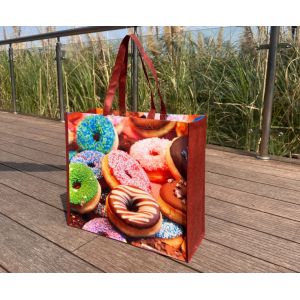 Buy cheap Hot Sale Personalized Logo Size Printed Eco Friendly Recyclable Reusable Grocery Portable REPT Bag Wholesale Cheap Reusable Eco pp Shopping Bag Non from wholesalers