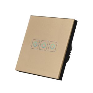Buy cheap EU Standard Light Switch Touch Panel Glass Switches, 1/2/3/ Gang Sensor Light Switch 220v Led Bulb Light Switches from wholesalers