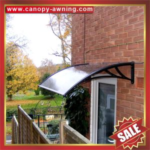 Buy cheap excellent house villa door window porch clear DIY PC polycarbonate Awning canopy awnings shelter canopies cover covers from wholesalers