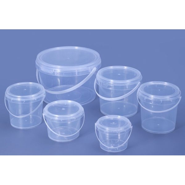 Buy cheap ISO9001 20l Transparent Plastic Bucket With Thermal Transfer Application from wholesalers