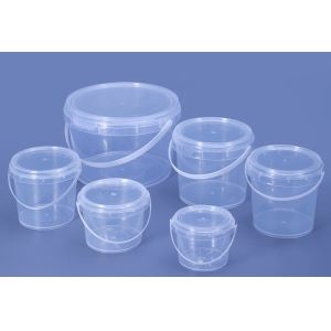 Buy cheap ISO9001 20l Transparent Plastic Bucket With Thermal Transfer Application from wholesalers