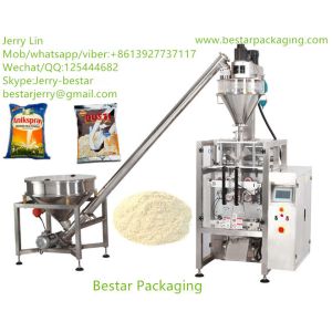 Certified full automatic flour packaging machinery with Auger filler,spiral