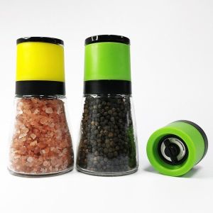 Orange 160ml Himalayan Sea Salt Grinder Mill Set