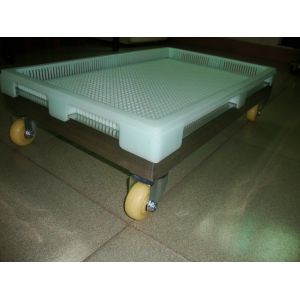 Buy cheap 5cm Food Grade Ppe Plastic Drying Trays And Trolly from wholesalers