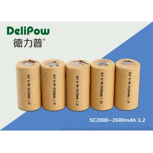 Buy cheap Customized SC2600 SC2000 SC2100 NIMH Rechargeable Battery With MSDS from wholesalers