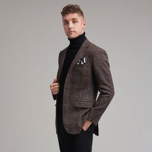 Buy cheap 2022 Autumn and Winter Men's Casual Suit Jacket in Pure Wool Imported from Australia from wholesalers