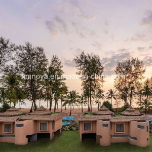 Customized Thatch Tile SGS Plastic Waterproof Fireproof Artificial Thatch