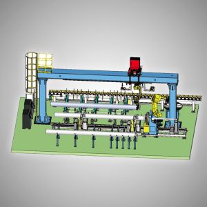 Assembly And Welding Integrated Pipe Production Machine Customized