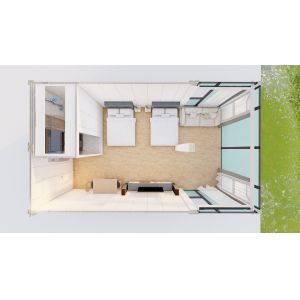 Electricity Pre Wired Expandable Container House