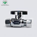 Buy cheap Less Resistance Chrome Plated 3/8''X3/8 FEM Brass Stop Valve from wholesalers