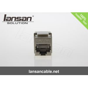 Buy cheap Full Shield FTP RJ45 8p8c 180 Degree Toolles Cat7 Keystone Jack from wholesalers