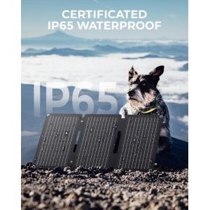 ETFE Waterproof 900D PVC Solar Panel Charger 30W Foldable Solar Panel For