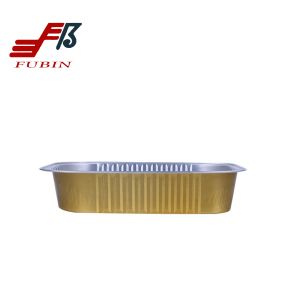 Buy cheap 184*128mm Recyclable Plane Food Tray 99 aluminum Material from wholesalers