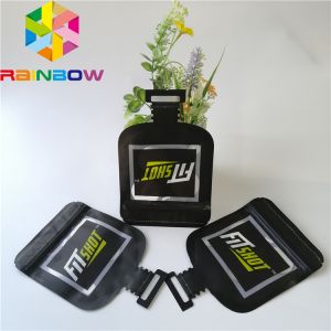 China 3.5 Grams Flat Shaped Bags Donut Shape MOPP VMPET Thick Mylar Bags on sale