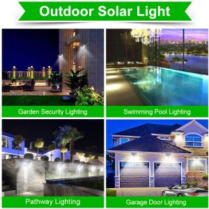 Buy cheap 100 LED PIR Motion Sensor Wall Light Waterproof Solar Powered Sunlight Garden Decoration Solar Lantern Wall Light Luce Solare from wholesalers