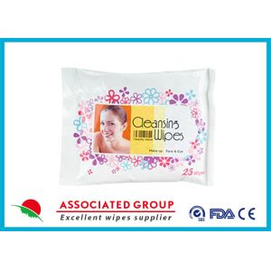 Buy cheap Nonwoven Hand Makeup Remover Wipes Feminine Hygiene Individual Resealable Pack from wholesalers
