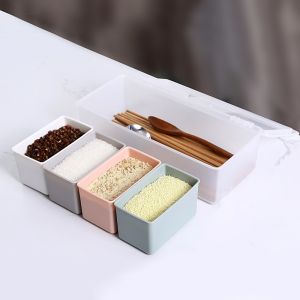 Buy cheap MSG Hygiene Rectangle Plastic PP Kitchen Seasoning Box from wholesalers